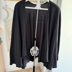 Grey winter cape